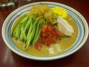 2012年の福しんの冷やしそば