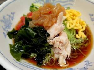 2017年の福しんの冷やし中華