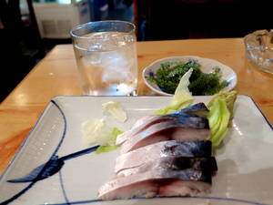 黒糖焼酎と海ぶどう
