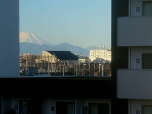 東中野から見える富士山