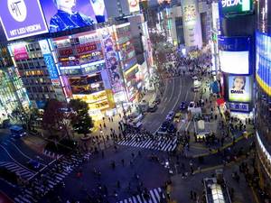 渋谷で定款変更の打ち合わせのあとビルの屋上へ